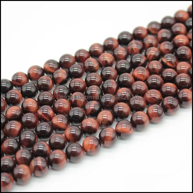 Natural Stone Tiger Eye Bead Round Loose Beads 6 8 10mm For Jewelry Making DIY Charm Bracelet 311 D3