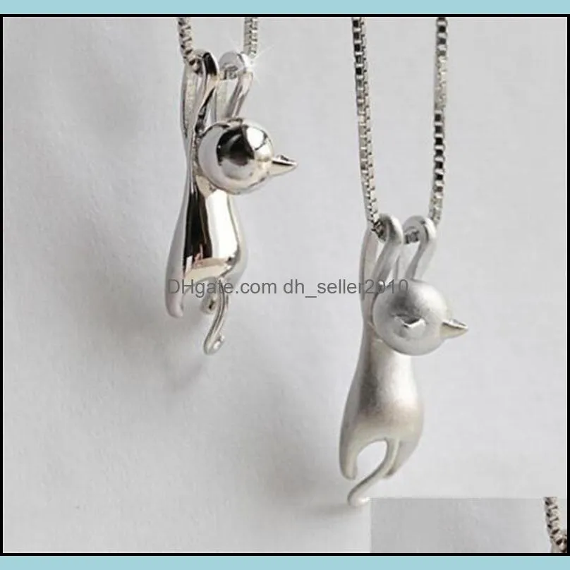 cute kittens necklaces scrub smooth necklace 127 M2