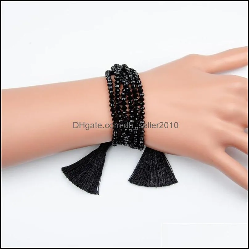 Bracelet For Women Gift Mexican Bracelets For Tassel Pulseras Femme Crystal Jewelry