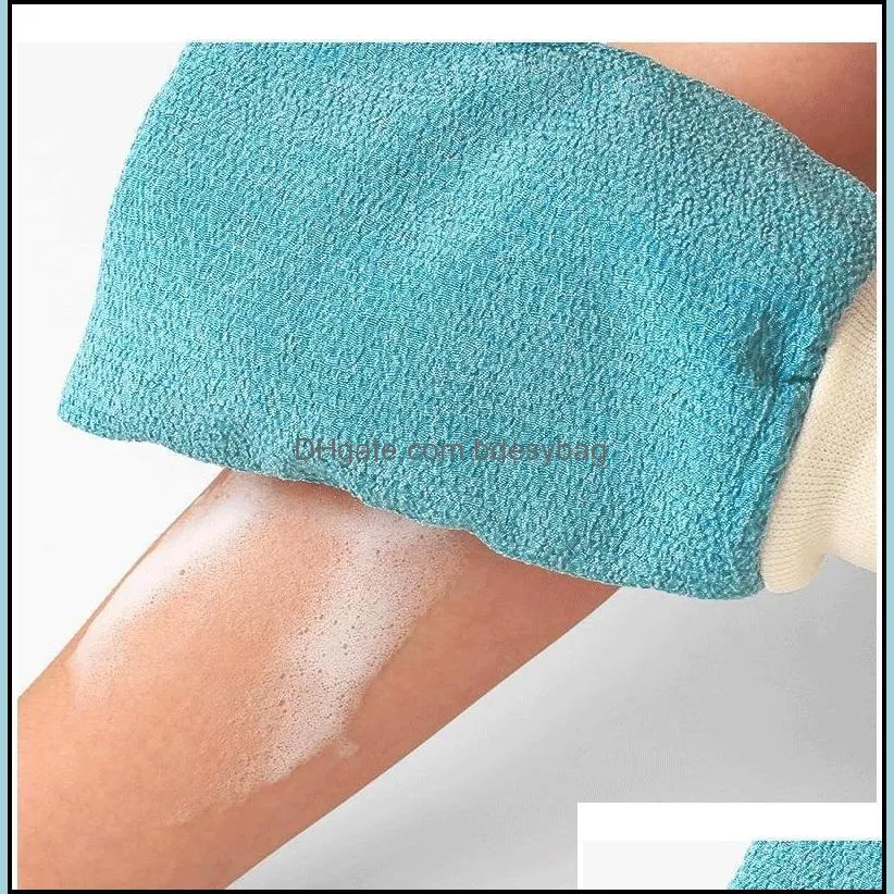 scrubbers bath gloves scrubbing exfoliating gloves hammam scrub magic peeling tan removal mitt