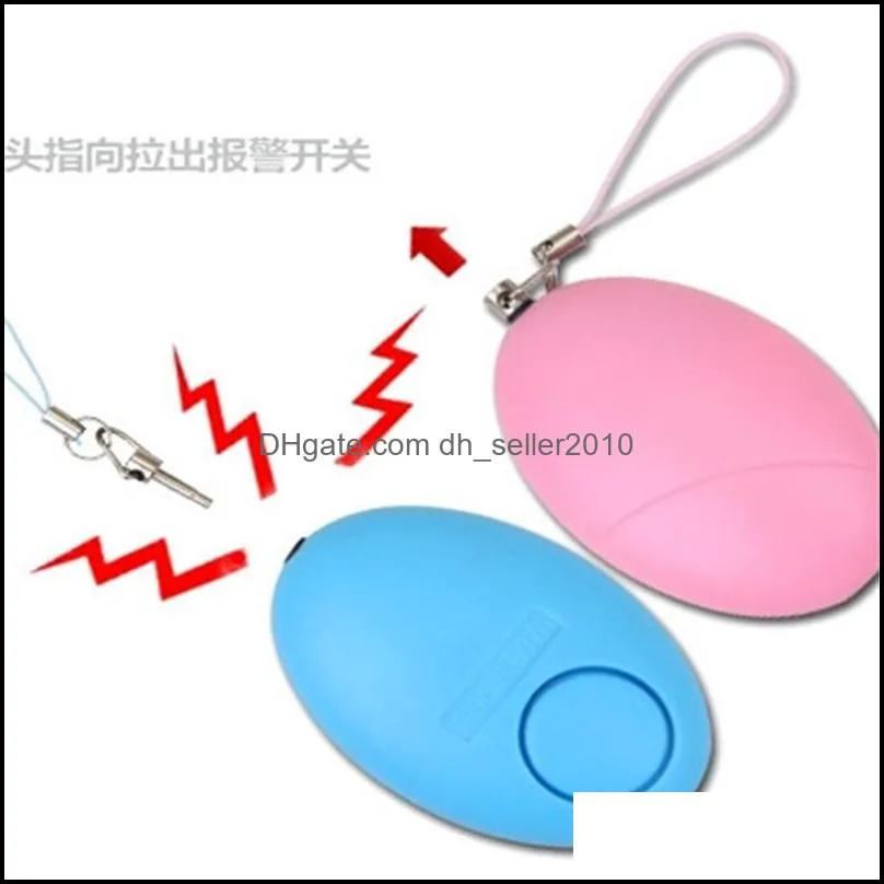 120DB Self Defense Alarm Women Security Protect Alert Personal Safety Scream Loud Emergency Alarm Keychains for Girls Kid