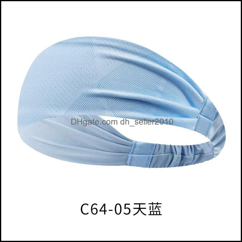 lulul sports headband jacquard breathable headband ice silk fashion yoga headband men and women running fitness antiperspirant belt 242