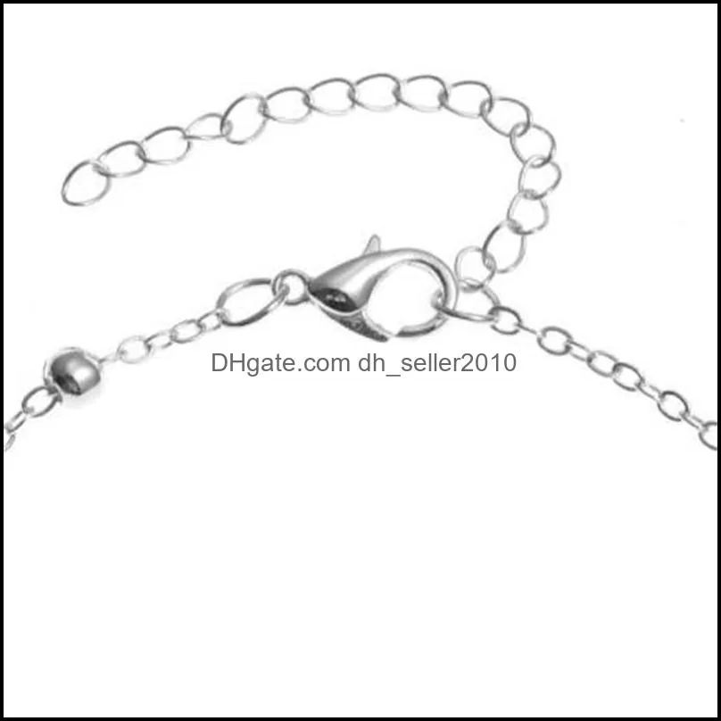 Fashion Jewelry Double Layer Heart Anklet Chain Alloy Beads Ankle Bracelet Beach Anklets Foot Chains