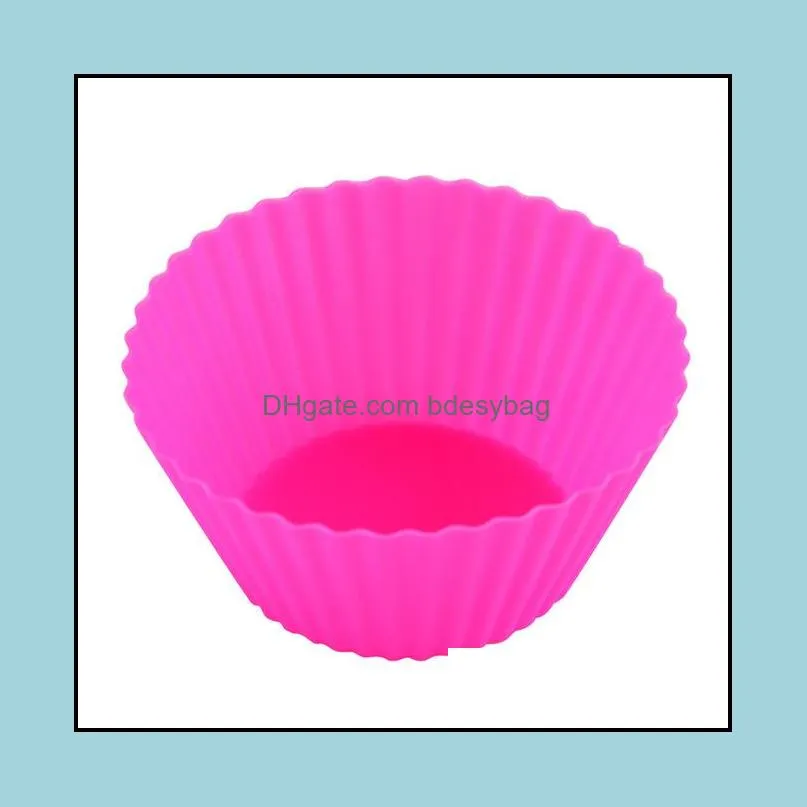 silicone muffin cake cupcake cup mould case bakeware maker mold tray baking accessories jumbo