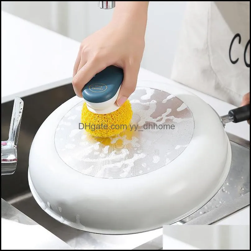 Vacuum Parts & Accessories Kitchen Cleaning Brush Handle Nano Brush Super Strong Decontamination Brush Dishwashing Dish bowl Stove Home