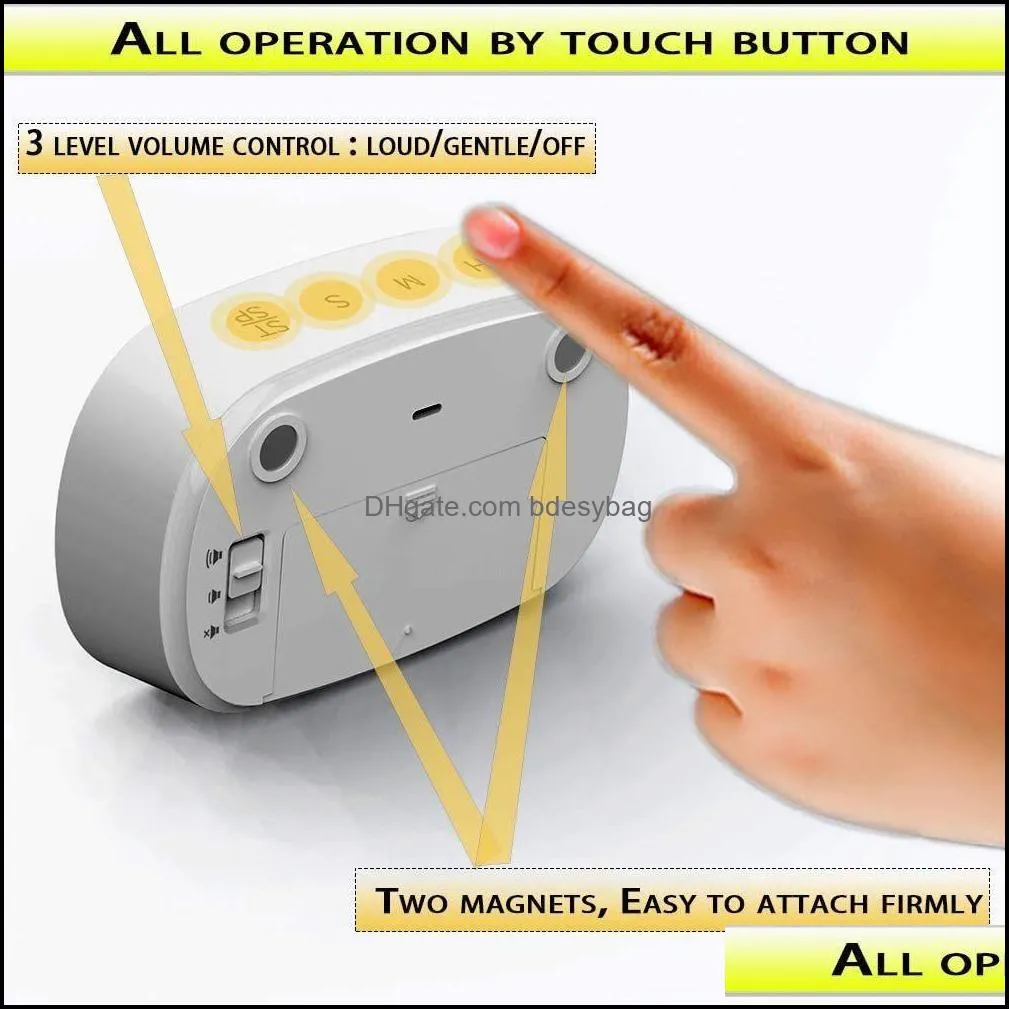 digital kitchen stopwatch timer alarm clock big bold digits 12/24 hr time count up countdown convenient