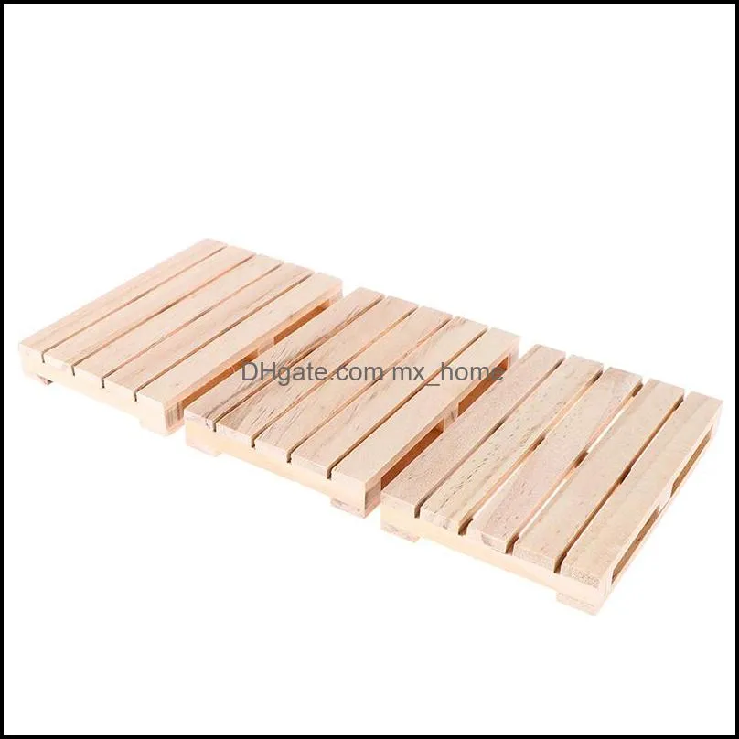 1pcs Mini Wooden Pallet Beverage Coasters For Hot And Cold Drinks Insulation Pad Cup Coaster Pot Mat