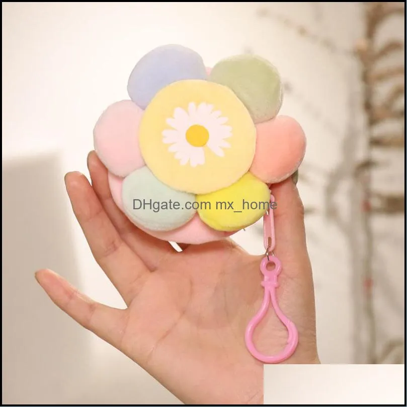 Creative candy-colored flower purse key Daisy coin bag earphone bag origin source couple gift