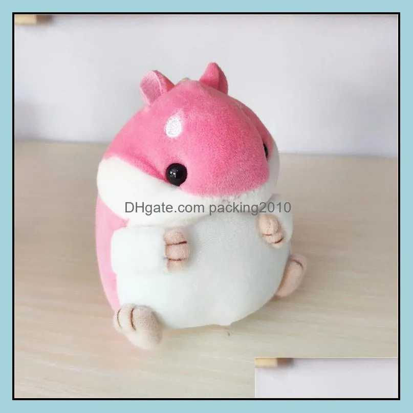 Boutique hamster doll plush toy cartoon keychain small pendant doll gift girl