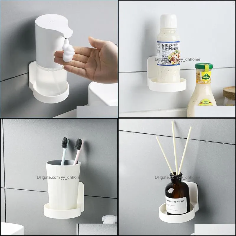 Shelf bottle rack hand sanitizer shower gel storage punch-free rack storage