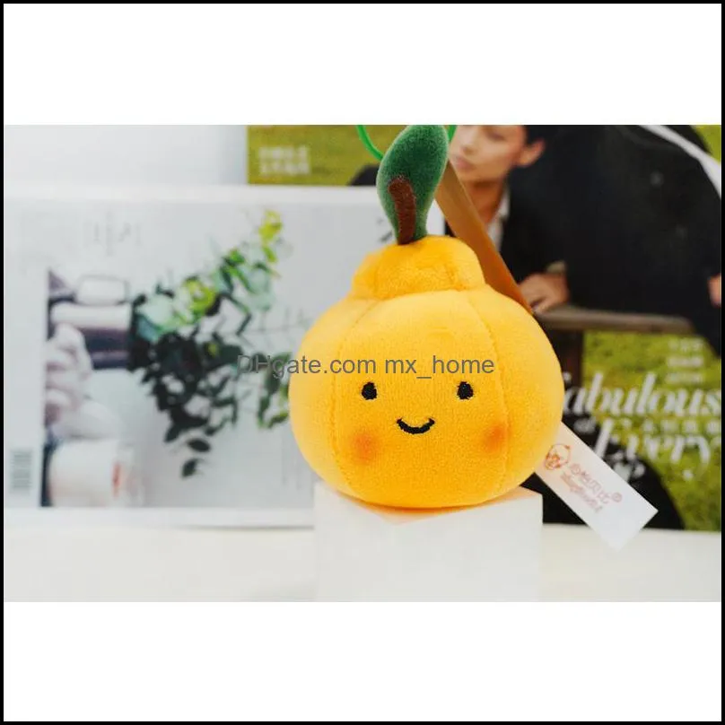 Creative fruit plush toy fruit series bag key chain doll beautiful meaning accessories