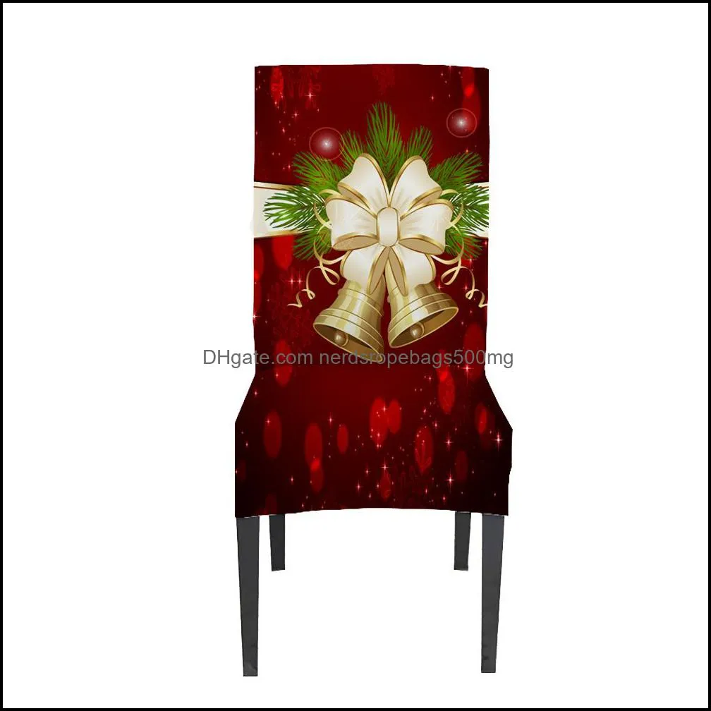 Source manufacturers Christmas tablecloth chair cover decoration Elastic one-piece chair cover absorbent tablecloth can be customized