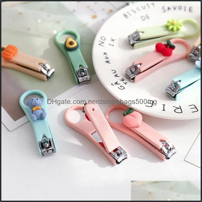 Cartoon cute nail clippers colorful children nail clippers manicure beauty tools