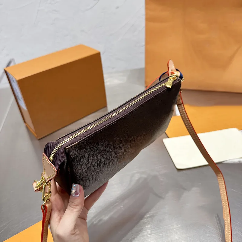 Designer Bags Women Shoulder Handbags Luxury Mahjong Purse Classic Fashion Crossbody Messenger Handbag Casual Brown Flower Wallet