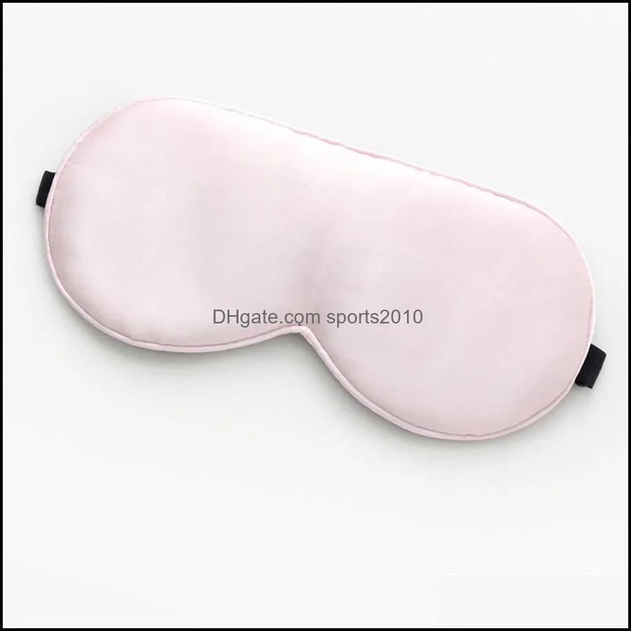 Home Essentials 16 Mommy Silk Eye Mask Sleep Double-sided Mulberry Silk Blackout Printing LOGO Travel Eye Mask Wholesale