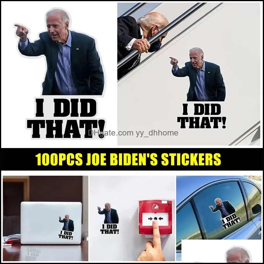 Sublimation party likes 100 funny Joe Biden stickers. - I made that car sticker decal waterproof sticker DIY reflective decal poster
