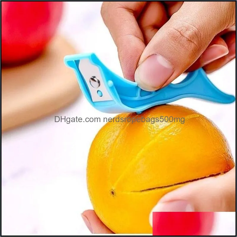  finger ring peeler orange peeling grapefruit pomegranate open orange tool creative quick