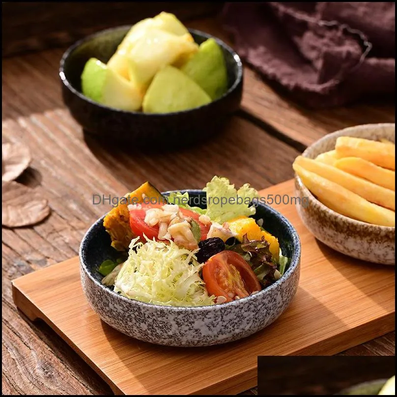 Bowls Japanese-style ceramic dish seasoning dish soy sauce dish set snack dipping Japanese tableware