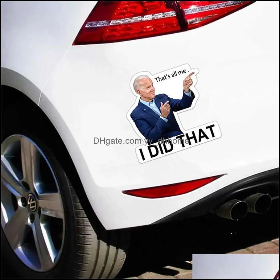 Sublimation party likes 100 funny Joe Biden stickers. - I made that car sticker decal waterproof sticker DIY reflective decal poster