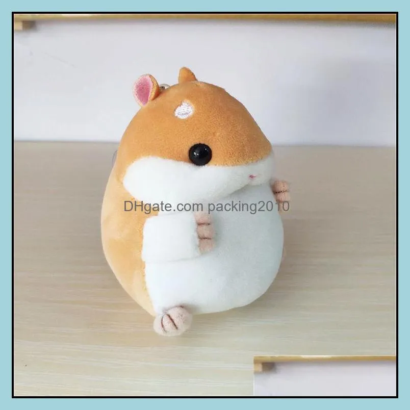 Boutique hamster doll plush toy cartoon keychain small pendant doll gift girl