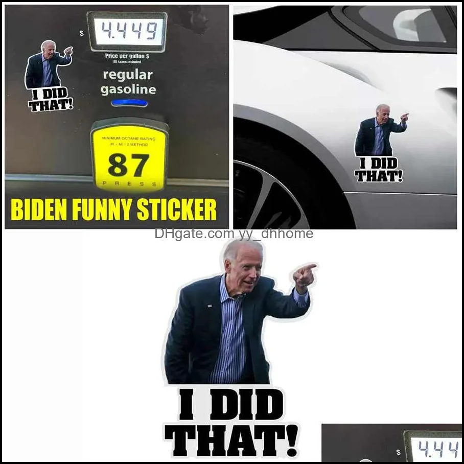 Sublimation party likes 100 funny Joe Biden stickers. - I made that car sticker decal waterproof sticker DIY reflective decal poster