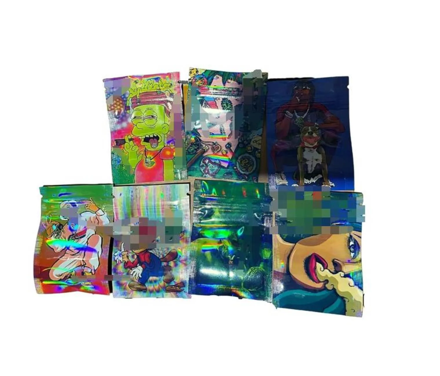 smoking girls zipper mylar baggie customise printed zip lock plastic bag candy dry herb flower retail edible package