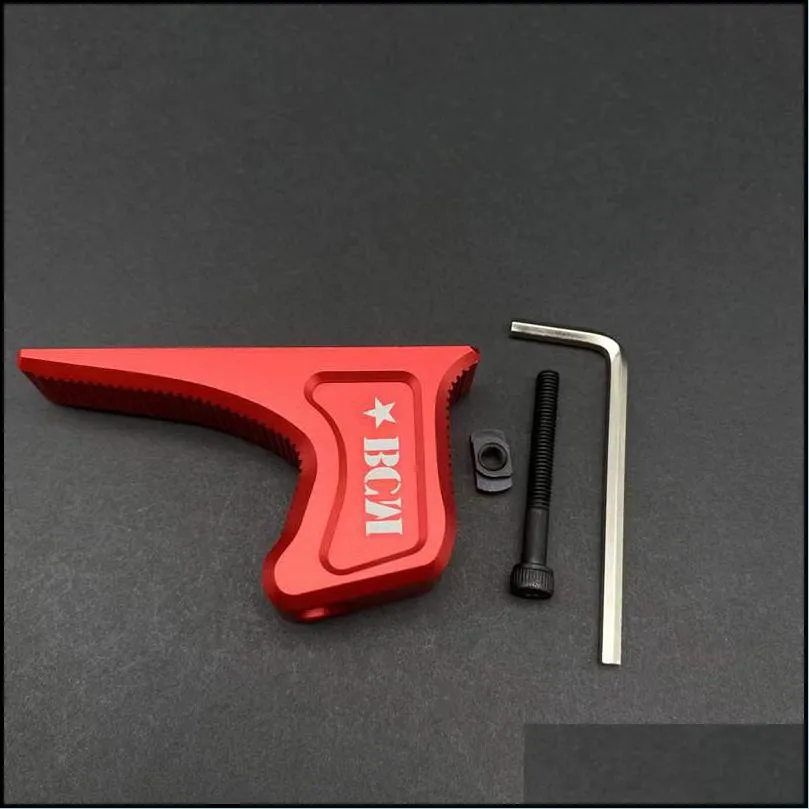 Airsoft Accessories Mlok & Keymod Handguard Dual-use Hand Stopper Metal Cnc Laser Engraving BCM-Grip Handstop Hunting