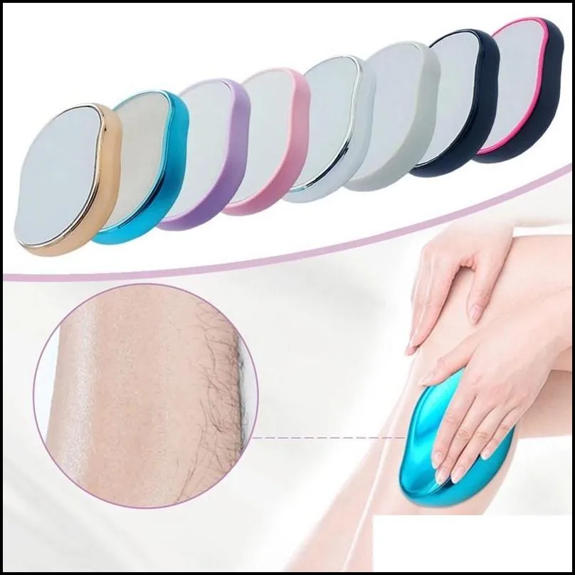 Crystal Eraser Physical Painless Safe Reusable Body Beauty Brush Depilation Tool Glass Hair Removal 200pcs DAP483