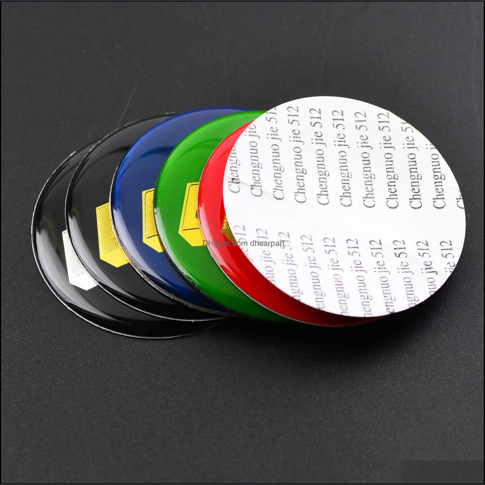 4 pcs 45mm 56mm 60mm 65mm Car Wheel Center Cover Cap Decal Stickers Car Styling Logo Emblem for BBS 18