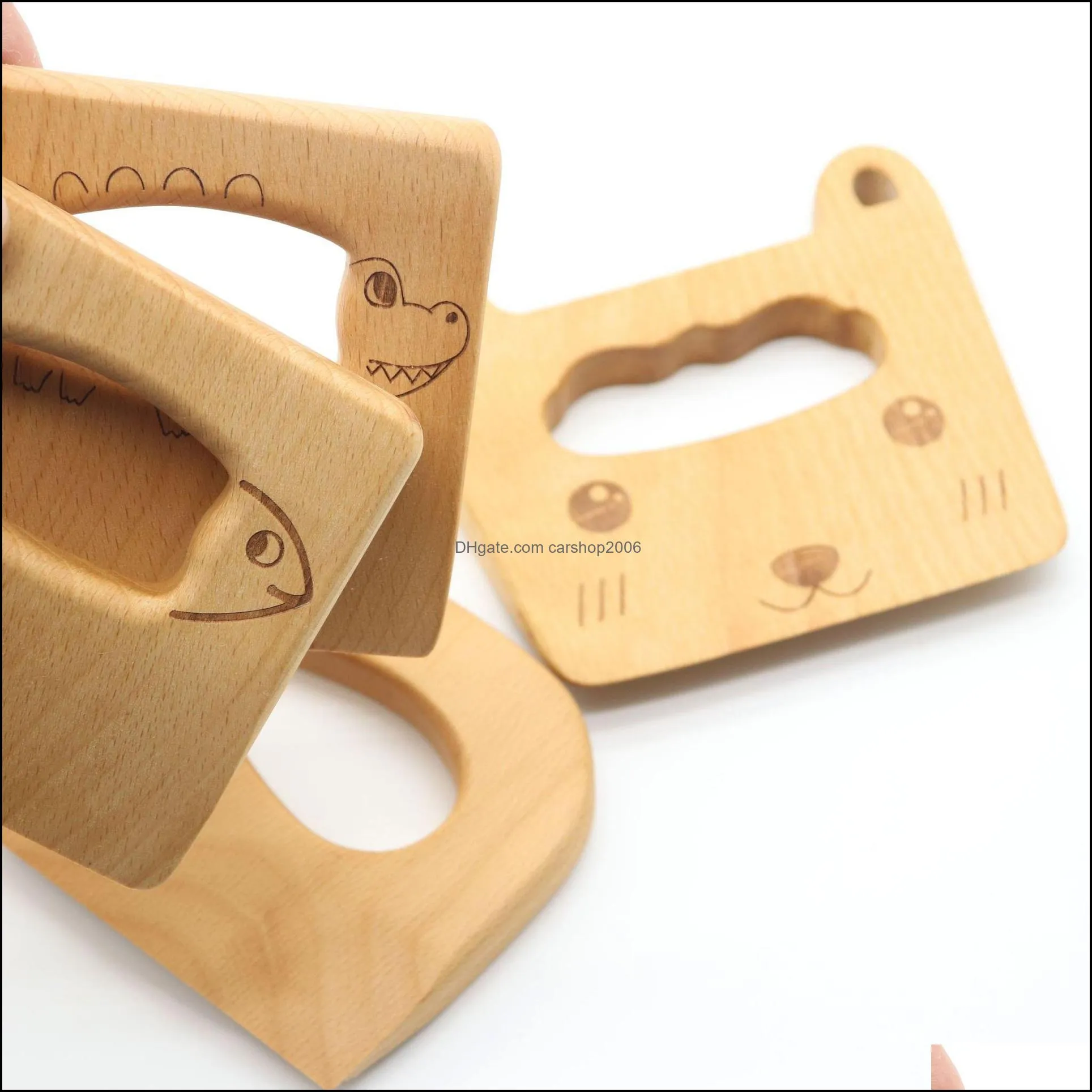 Wooden Kids Cutter Cute Shape Kitchen Tool For Cutting Veggies Cooking For Children Safe Toy DIY