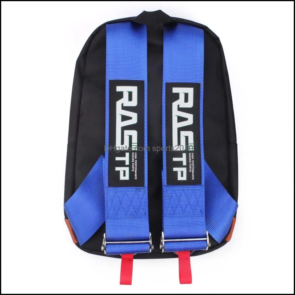 jdm style bride fabric racing backpack car canvas backpack motorcycle backpack travel luggage with keychain school bag rsbag040