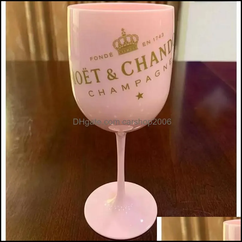 Capacity 480ml plastic cup Pie white champagne double door cocktail cup Champagne flute 8CM wholesale