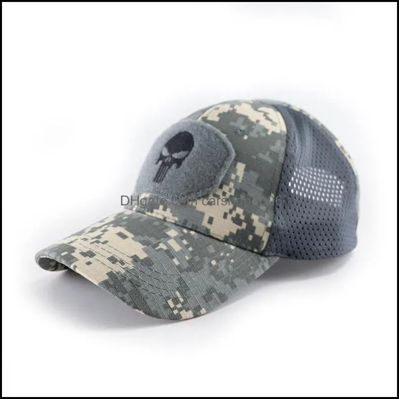 classic rear button sun hat Baseball cap camouflage tactics Army combat paintball basketball football adjustable