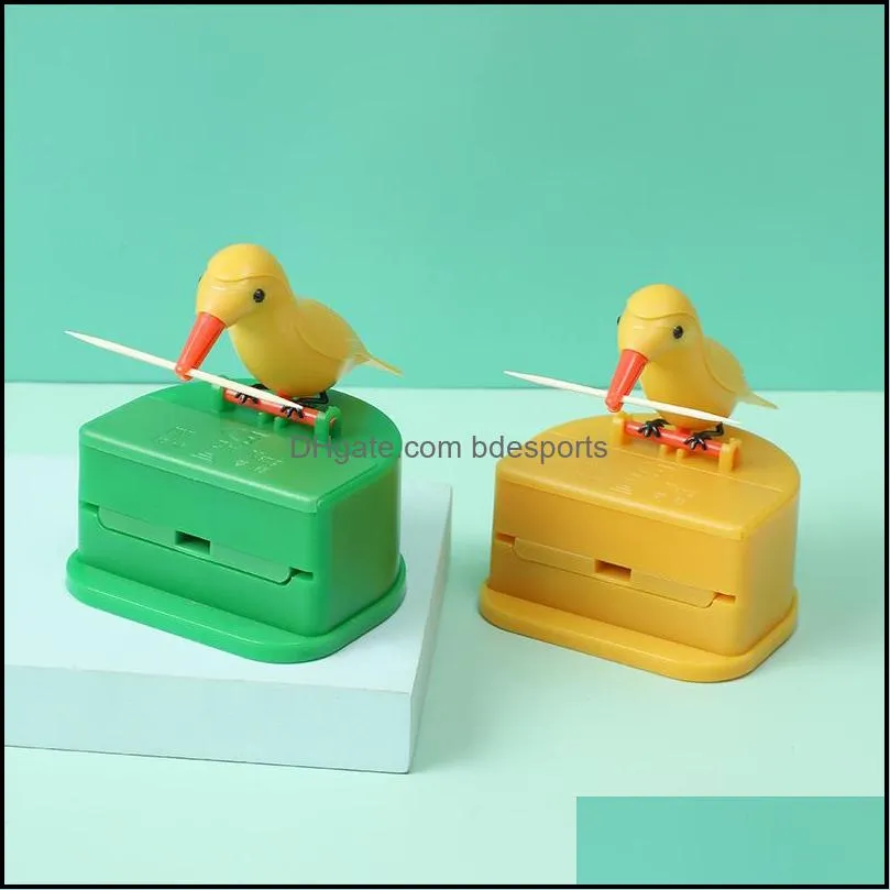 Birdie toothpick box creative press automatic -up toothpick intelligent container net red gift