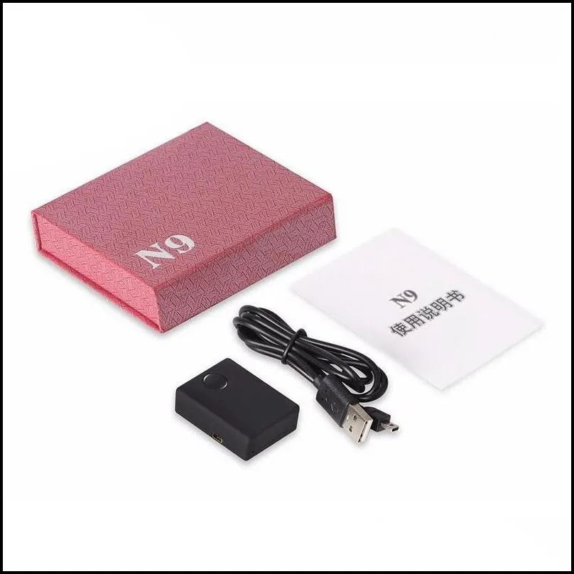 Audio Monitor Mini N9 GSM Device Listening Surveillance Device Acoustic Alarm Built in Two Mic With box GPS Tracker