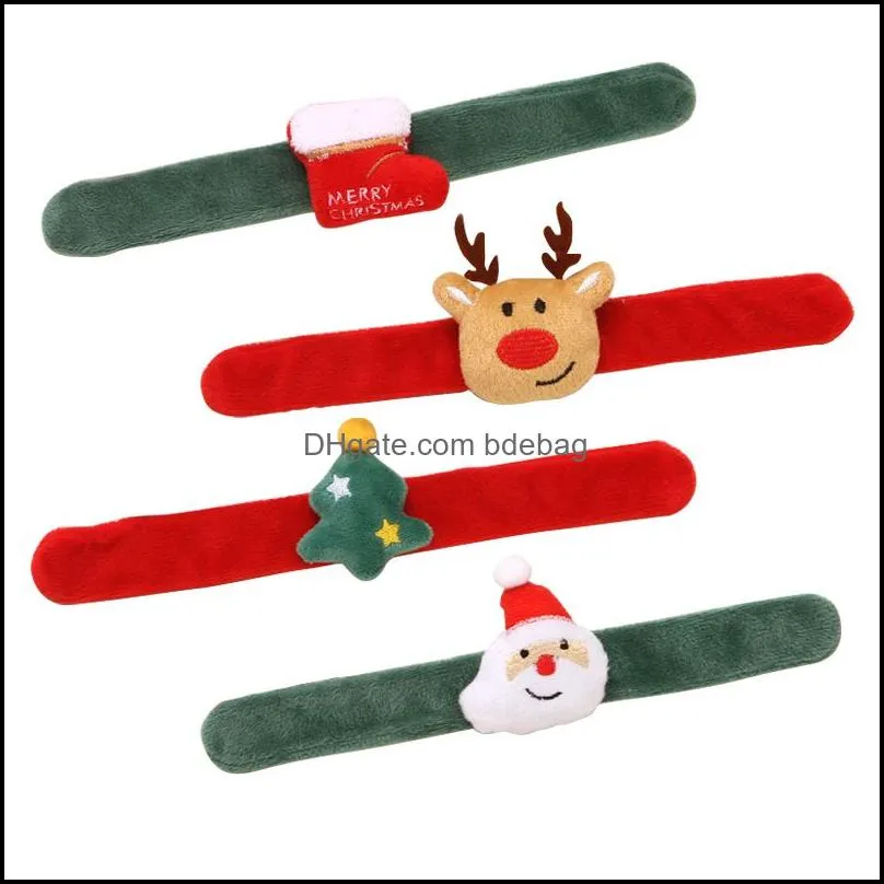 Christmas pat circle decoration bracelet small gift children`s day toy factory direct sales