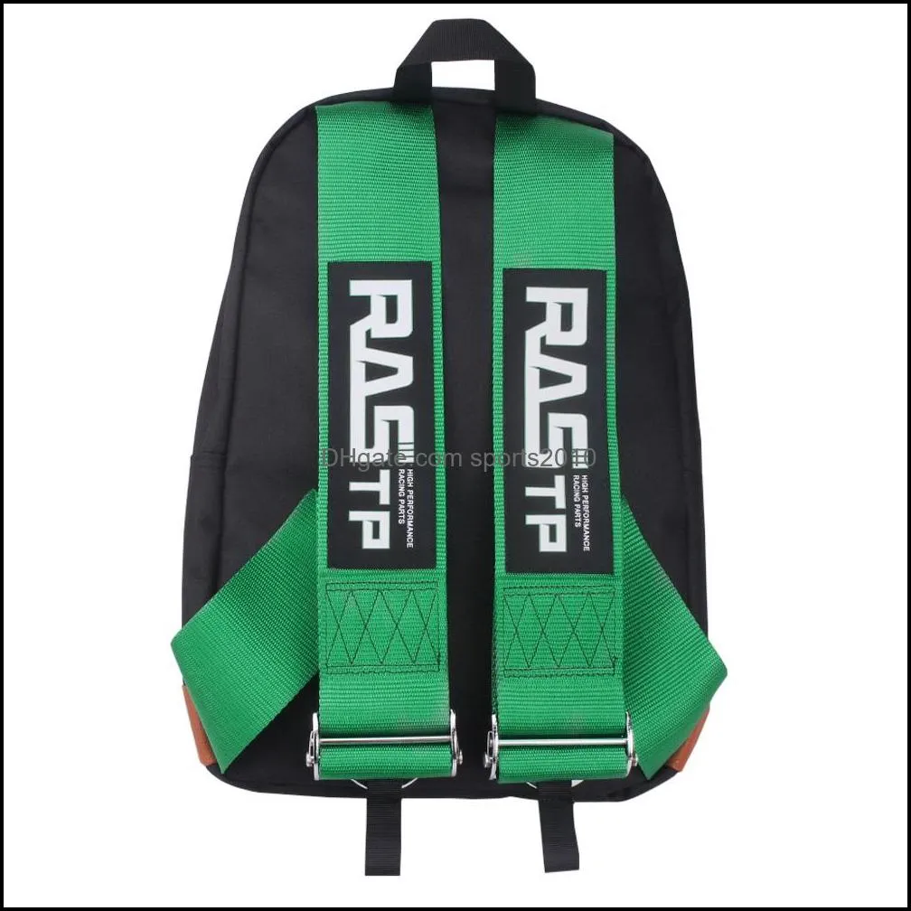 jdm style bride fabric racing backpack car canvas backpack motorcycle backpack travel luggage with keychain school bag rsbag040