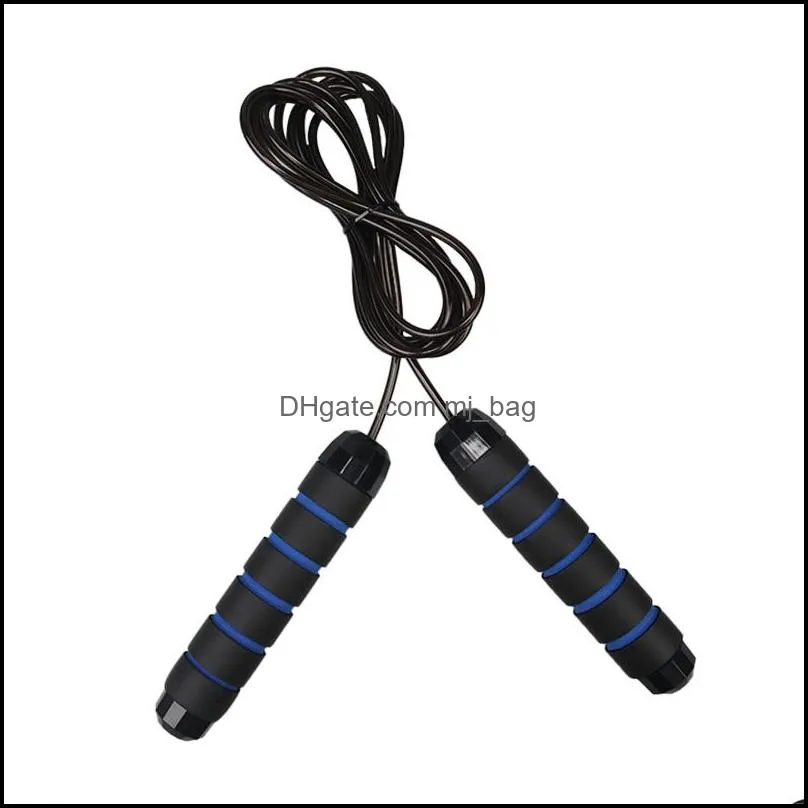 Jump Rope -Free Rapid Speed Jumping Rope Cable with Ball Bearings Steel Skipping Gym Fitness Exercise Slim