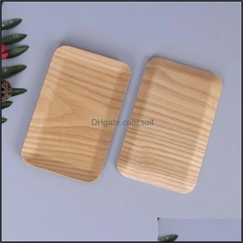 wood plate tea fruit tray tobacco smoking storage wooden rolling pallets home hotel useful multi style