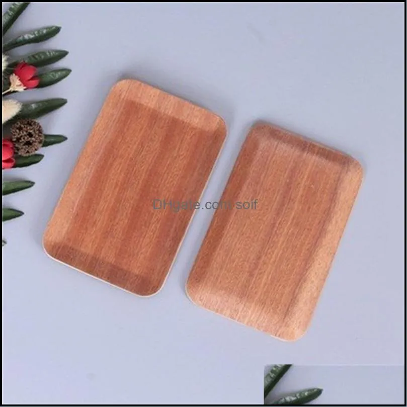 wood plate tea fruit tray tobacco smoking storage wooden rolling pallets home hotel useful multi style