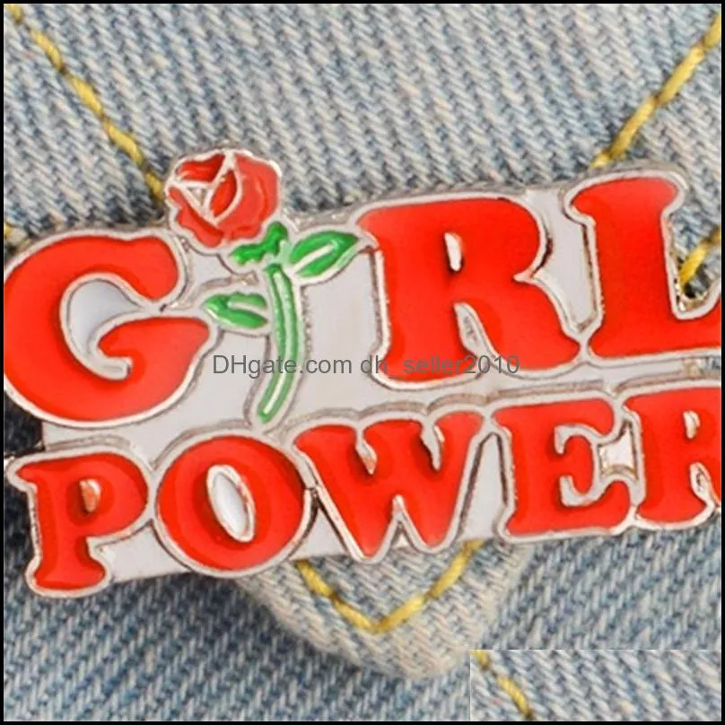 miss zoe meisje vrouwen power emaille pin feminisme broche feministische badge denim jeans revers pin kleding cap bag creative 942 q2