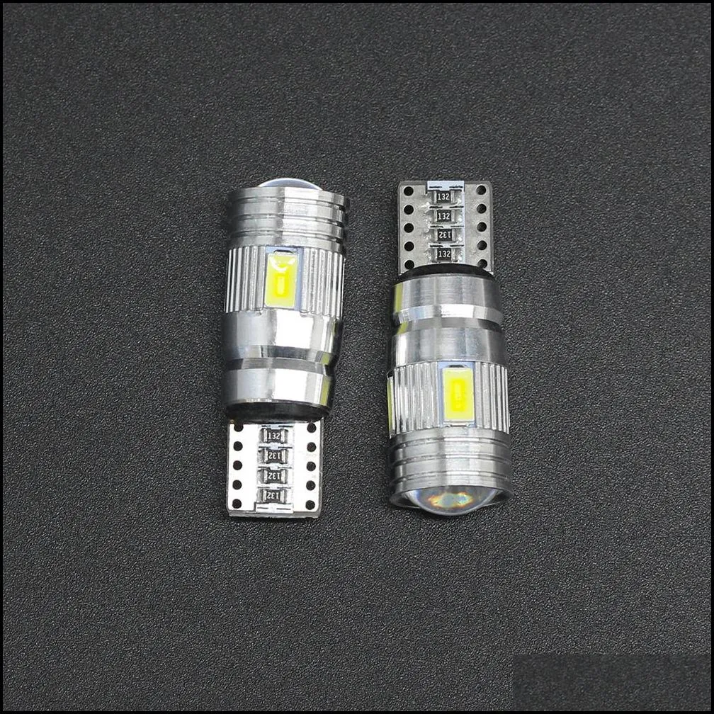 Winsun 2X Auto Led T10 W5w 194 168 Canbus DC 12v Car Interior Light 5630 SMD Bright White Wedge Clearance Lamp License Lights Bulbs