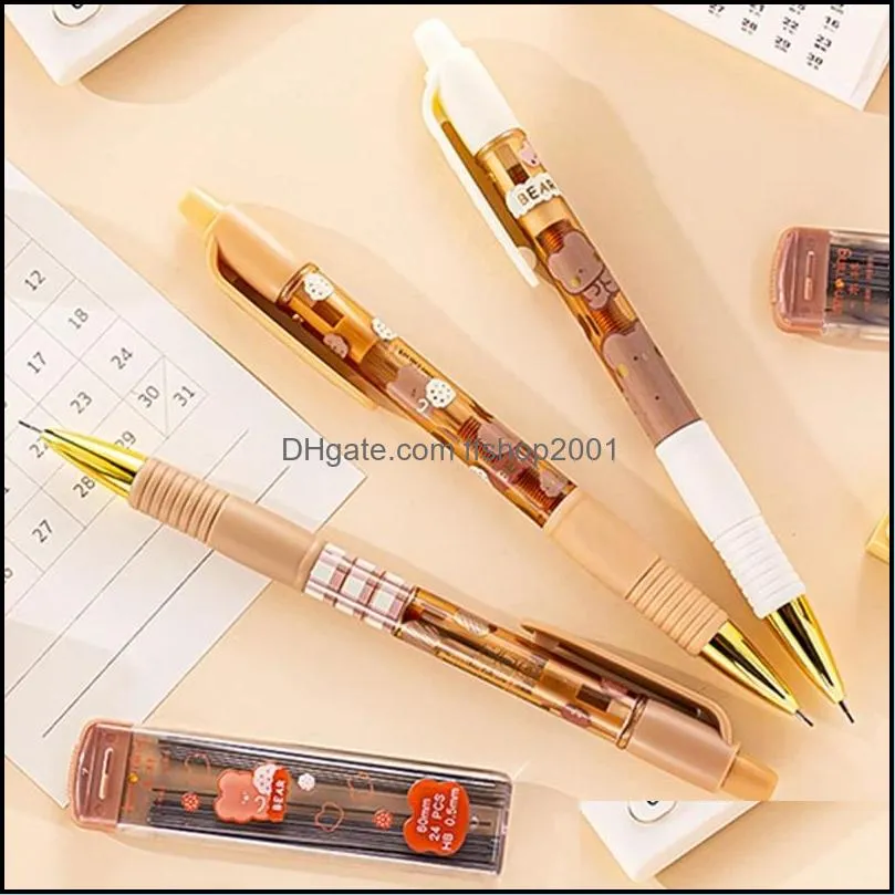 Kawaii Animal Bear Mechanical Pencil 0.5mm Refill Mechanical Pencil