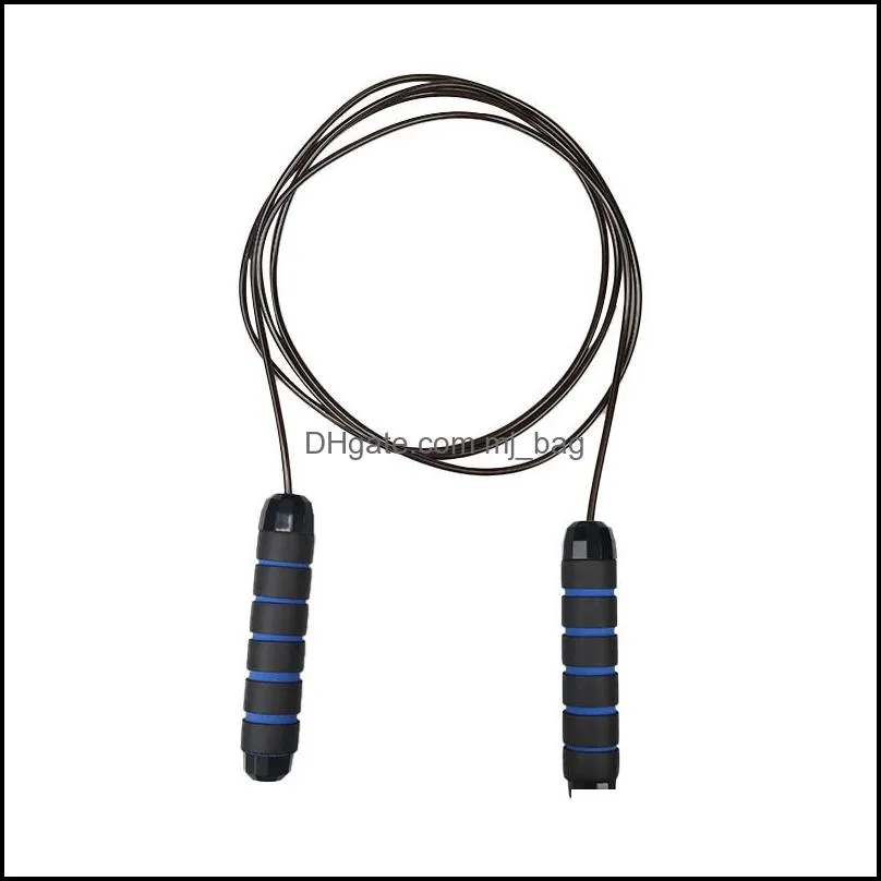 Jump Rope -Free Rapid Speed Jumping Rope Cable with Ball Bearings Steel Skipping Gym Fitness Exercise Slim