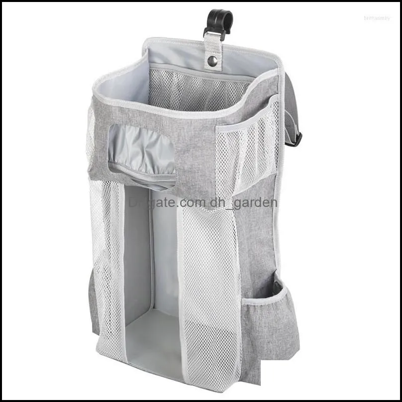 jewelry pouches baby bed hanging bag side storage multifunctional detachable diaper toy in front of