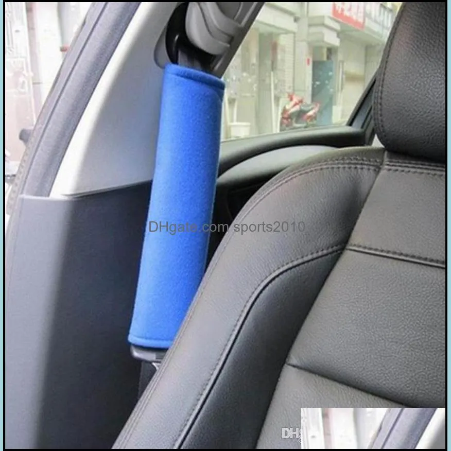 2 pcs car-styling car safety seat belt cover shoulder pads shoulder cushions seatbelt pads racing car accessories for all cars
