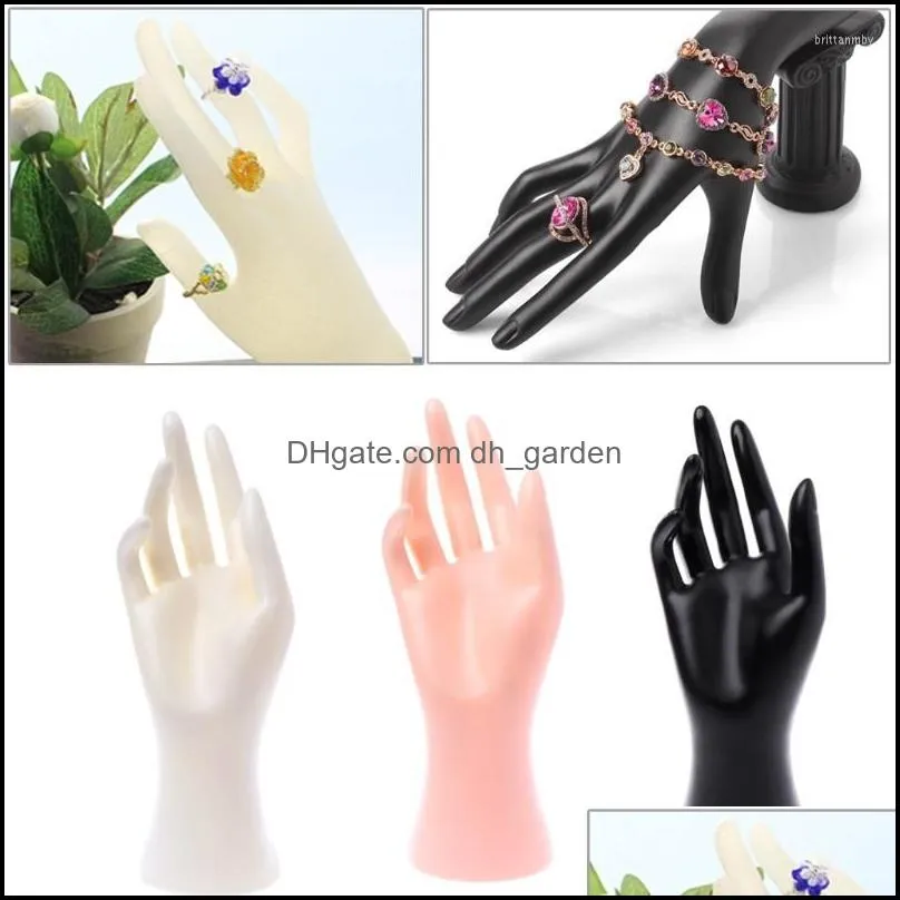Jewelry Pouches Mannequin Hand Finger Glove Ring Bracelet Bangle Display Stand Holder