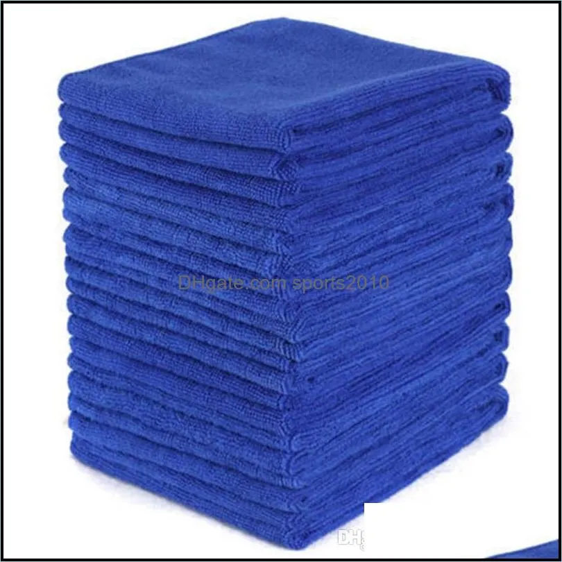 10pcs 30*30cm car towel soft microfiber absorbent wash cleaning polish towel cloth perfect for auto washing cleaning