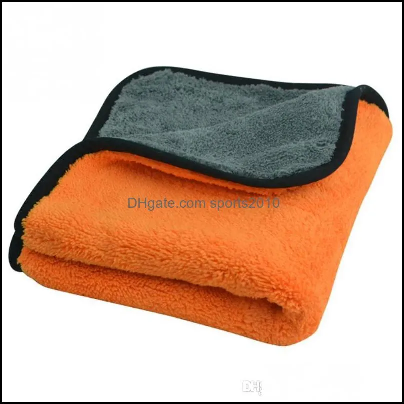 durable super thick plush microfiber car cleaning cloth car washing towel randomly color