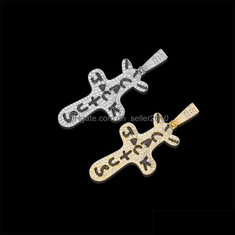 micro paved cubic zirconia bling ice out cactus jack pendants necklaces for men women hip hop rapper necklace 221 q2